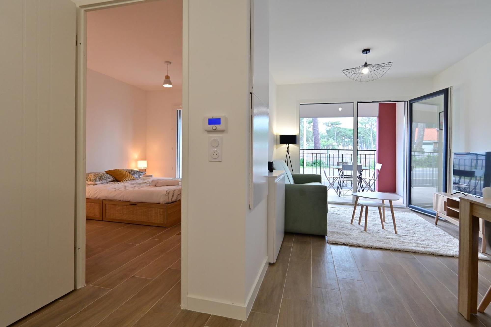Apartmán Biscawai Chaleureux Et Cosy Avec Terrasse Biscarrosse Exteriér fotografie