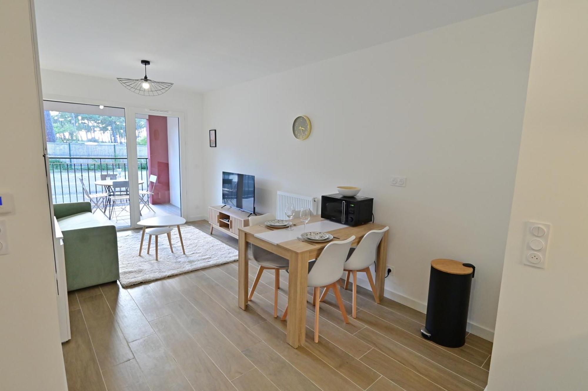 Apartmán Biscawai Chaleureux Et Cosy Avec Terrasse Biscarrosse Exteriér fotografie